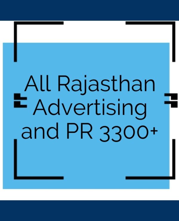 All Rajasthan Advertising and PR 3300+ Numbers